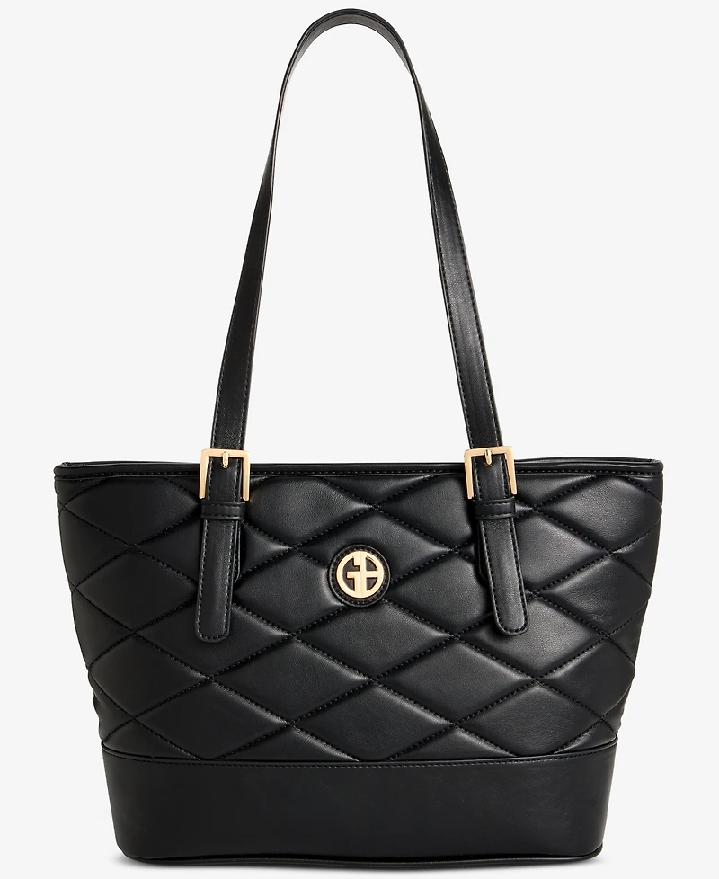 Giani Bernini Large Quilted Tulip Tote