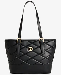 Giani Bernini Large Quilted Tulip Tote