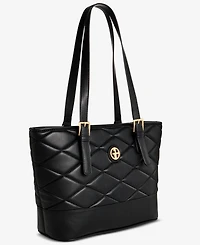 Giani Bernini Large Quilted Tulip Tote