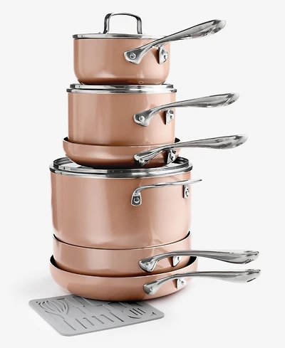 The Cellar Aluminum Nonstick 11-Pc. Cookware Set, Macy's Exclusive
