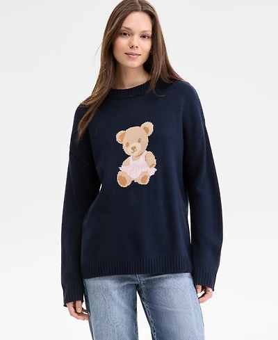 Just Polly Juniors' Teddy Bear Tunic Sweater