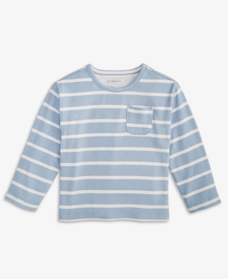First Impressions Baby Hacci Striped Sweatshirt, Macy's Exclusive