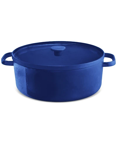 The Cellar Enameled Cast Iron 7-Qt. Dutch Oven Blue, Macy's Exclusive