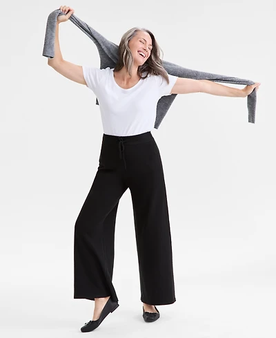 Style & Co Women's Lux Fleece Drawstring Pants, Macy's Exclusive