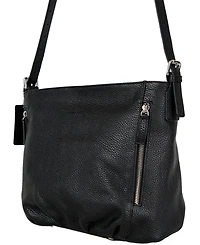 Mancini Mila Mini Zipper Hobo Bag