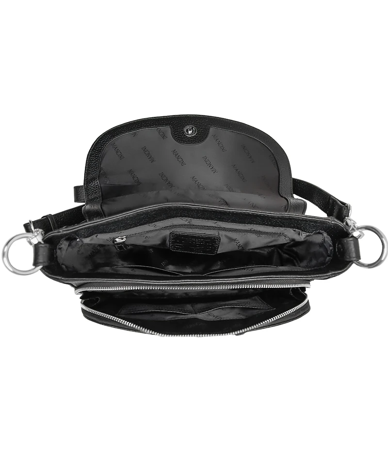 Mancini Charlotte Mini Organizer Crossbody Bag