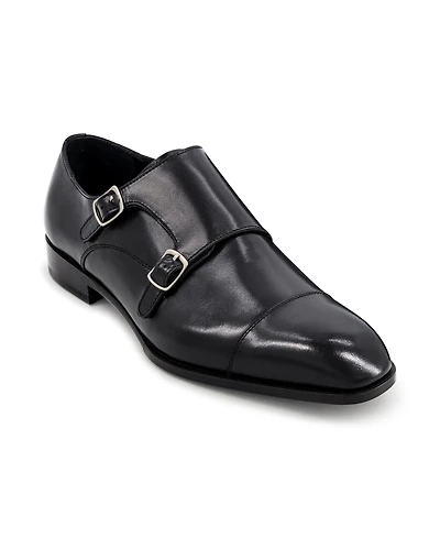 Anthony Veer Men's Bexley Double Monk Slip On Oxford