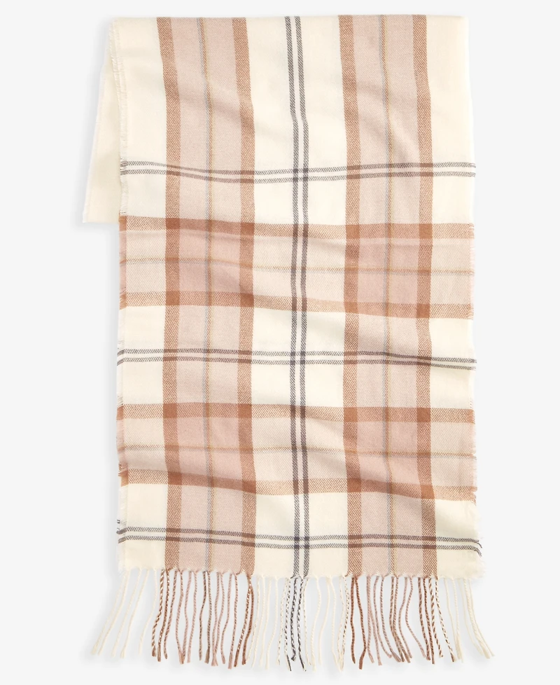 Style & Co Women's Tartan Plaid Scarf, Macy's Exclusive