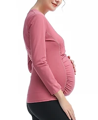 kimi + kai Women's Maternity Essential Nursing Active Top