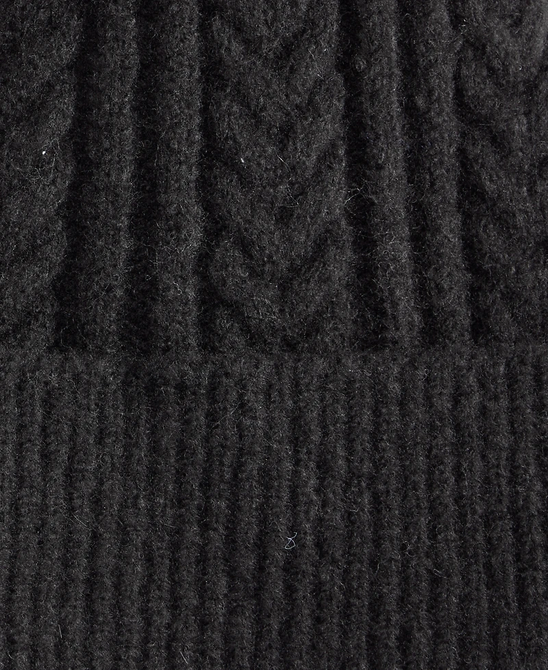 Style & Co Solid Cable Knit Beanie, Macy's Exclusive