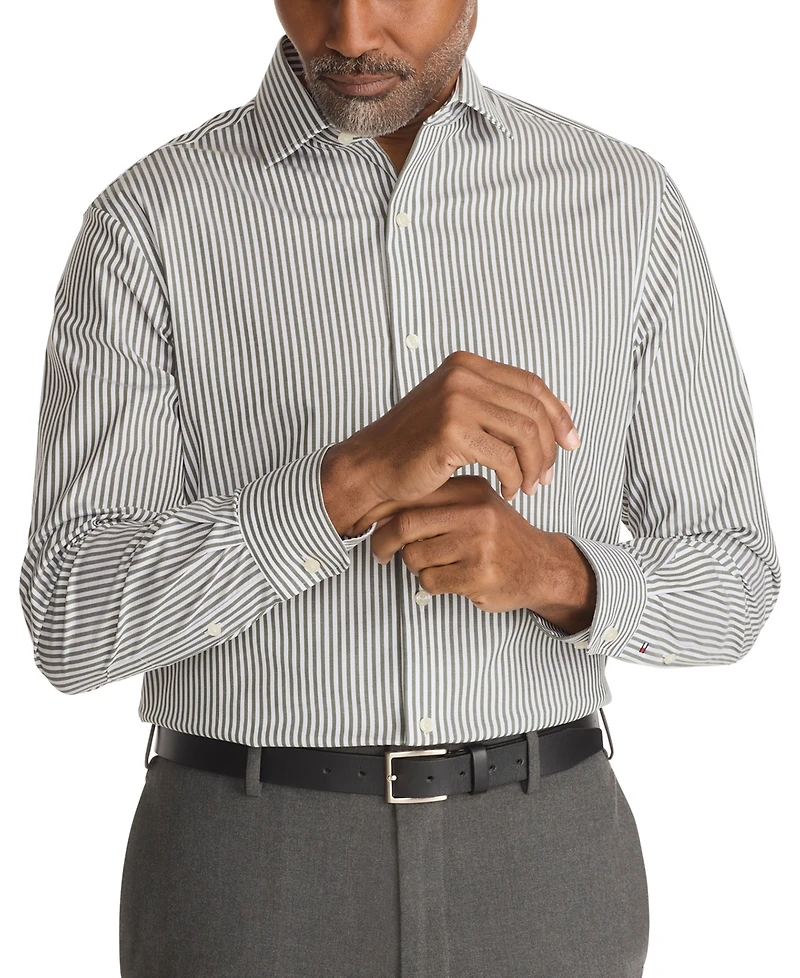 Tommy Hilfiger Men's Flex Regular Fit Dress Shirt