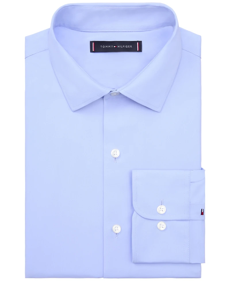 Tommy Hilfiger Men's Tech Athletic Fit Dress Shirt
