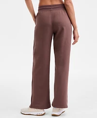 Id Ideology Women's Relaxed High-Rise Flare-Leg Fleece Pants, Macy's Exclusive