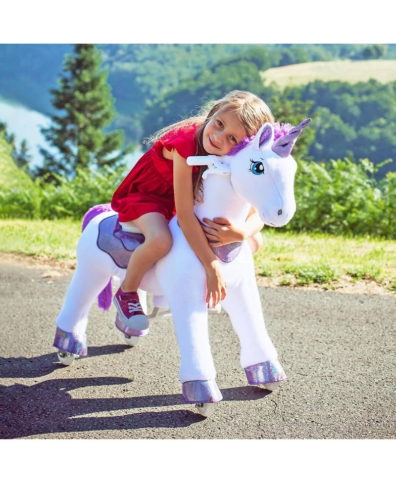 PonyCycle Ride-on Unicorn Purple Model E Size 3 for 3-4 Years