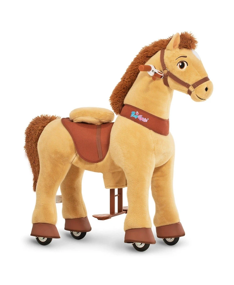 PonyCycle Ride-on Horse Light Brown Model E Size for -4 Years