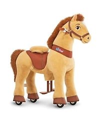 PonyCycle Ride-on Horse Light Brown Model E Size for -4 Years