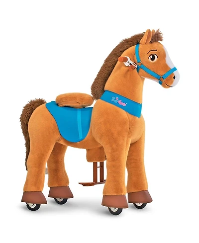 PonyCycle Ride-on Horse Brown Model E Size 4 for 4-7 Years