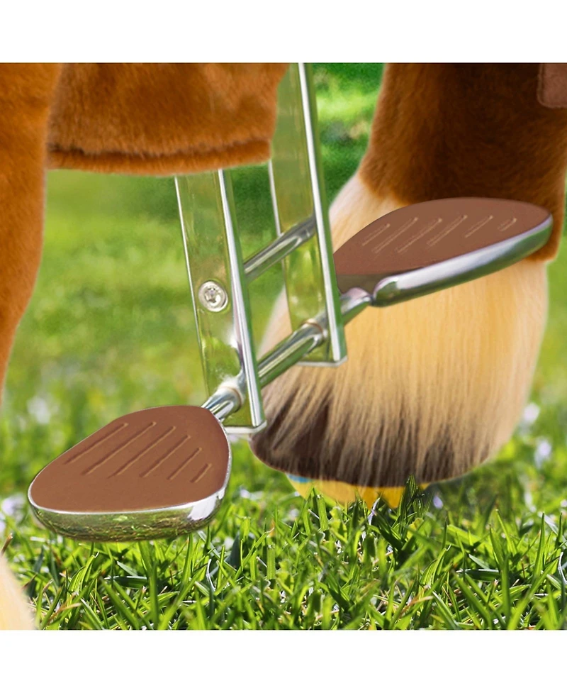 PonyCycle Ride-on Horse Brown Model X Size 4 for 4-7 Years
