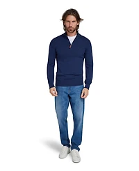 Raging Bull Men's Quarter Zip Cotton/Cashmere Knit