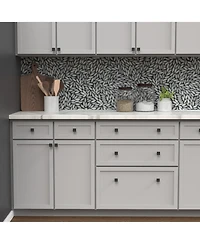 Heritage Designs Tempo: Square Knob 10pk - Matte Black