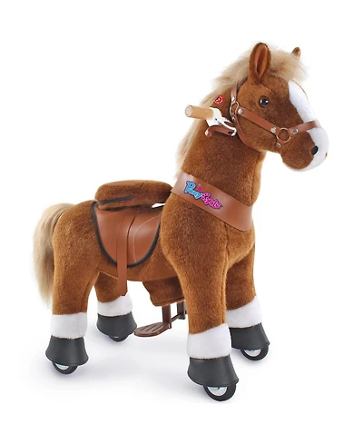PonyCycle Ride-on Horse Brown Model U Size 3 for 3-4 Years