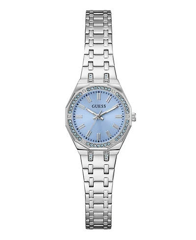 Guess Women's Silver Tone Analog Watch, 25mm