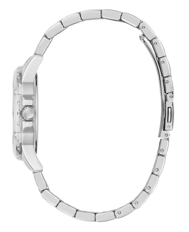 Guess Women's Silver Tone Analog Watch, 35mm