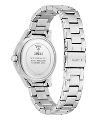 Guess Women's Silver Tone Analog Watch, 35mm