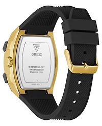 Guess Men's Black Gold Tone Multi-function Watch, 44mm