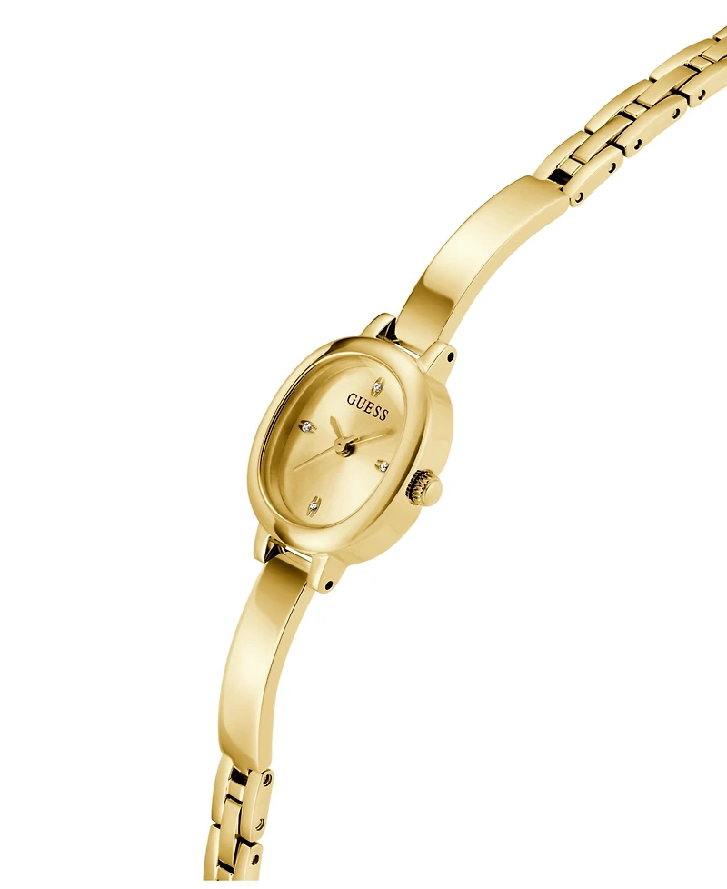 Guess Women's Gold Tone Analog Watch, 21mm