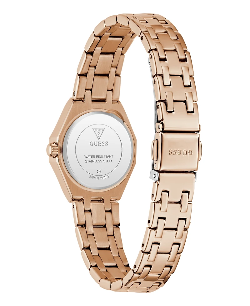 Guess Women's Rose Gold Tone Analog Watch, 25mm
