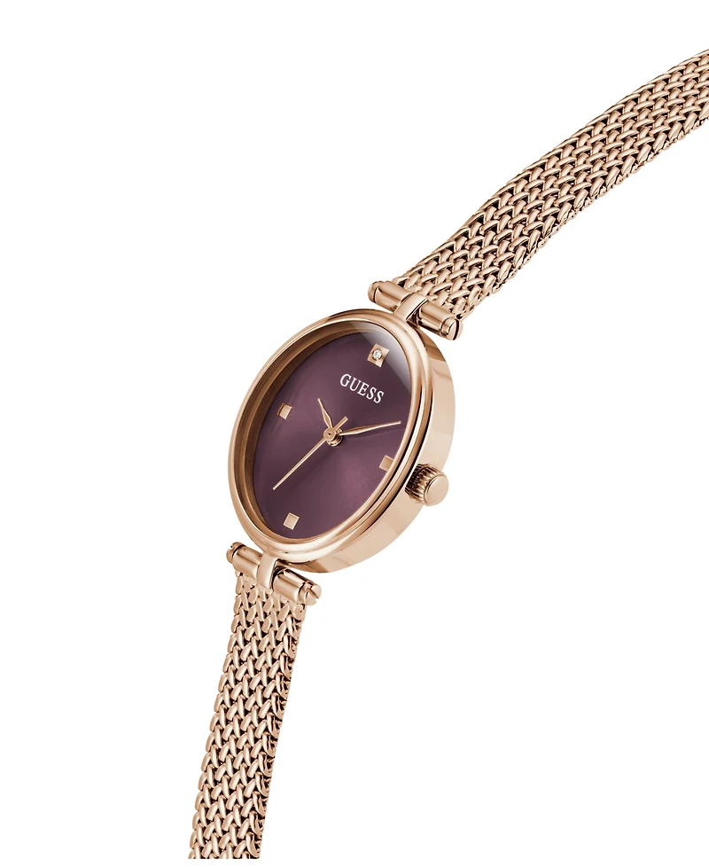 Guess Women's Rose Gold Tone Analog Watch, 24mm