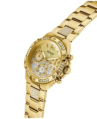 Guess Women's Gold Tone Multi-function Watch, 38mm