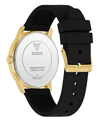Guess Men's Black Gold Tone Analog Watch, 40mm