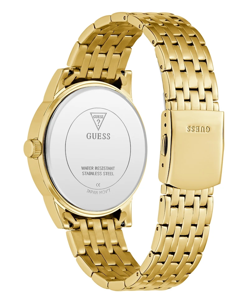 Guess Men's Gold Tone Multi-function Watch, 42mm