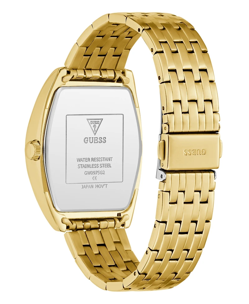 Guess Men's Gold Tone Multi-function Watch, 38mm