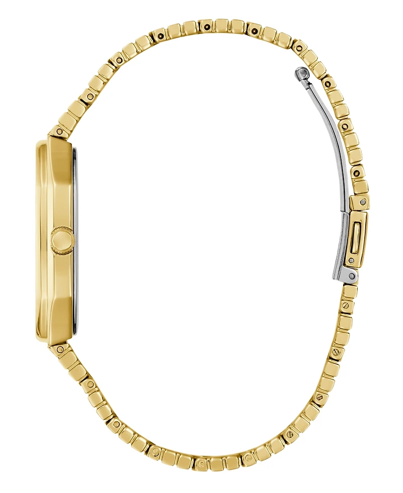 Guess Men's Gold Tone Date Watch, 35mm