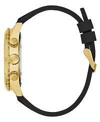 Guess Men's Black Gold Tone Chronograph Watch, 45mm