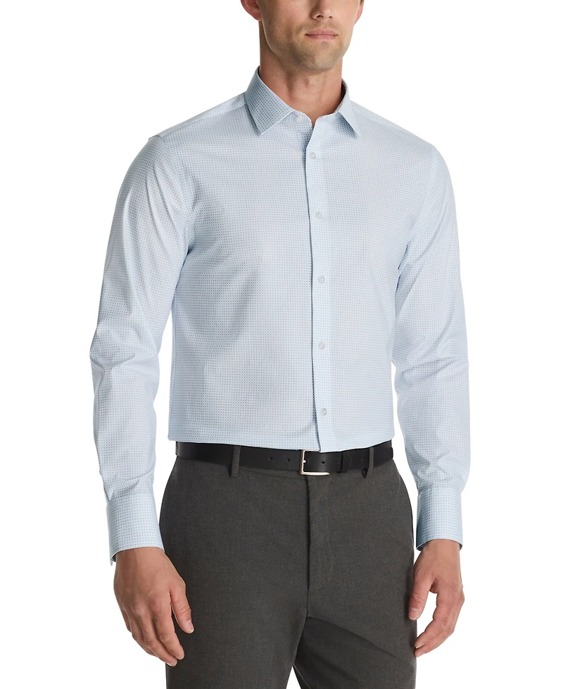 Calvin Klein Men's Slim Fit Square Cuff Dress Shirt