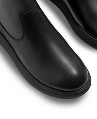 FitFlop Women's iQ-comff Leather Zip Ankle Booties