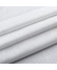 Kate Aurora Living Textured Crepe Sheer Single Window Curtain Treatments And Valances