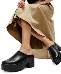 FitFlop Women's Platforms Leather Heeled Mules