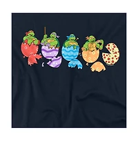 Logovision Men's Teenage Mutant Ninja Turtles Easter Line Up T-Shirt