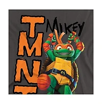 Logovision Men's Tmnt Mutant Mayhem Mikey T-Shirt