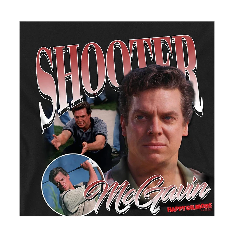 Logovision Men's Happy Gilmore Shooter Homage T-Shirt
