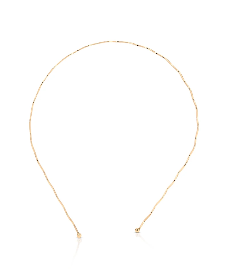 Ettika Gold Tone Zig Zag Headband