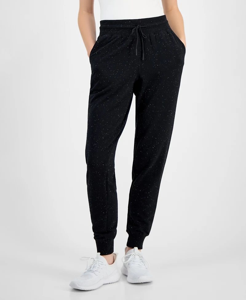 Id Ideology Women's Neppy Fleece Jogger Pants, Macy's Exclusive