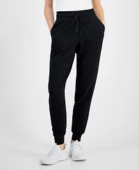 Id Ideology Women's Neppy Fleece Jogger Pants, Macy's Exclusive