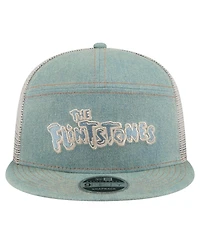New Era Men's Denim the Flintstones Denim 9FIFTY Snapback Hat