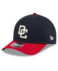 New Era Men's Navy/Red Washington Nationals Baseball Hall of Fame 9FORTY M-Crown Adjustable Hat